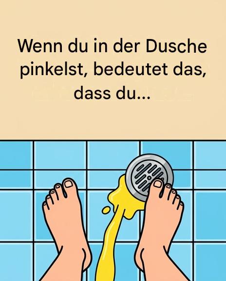 Wenn Sie in der Dusche urinieren, passiert Folgendes… Mehr anzeigen