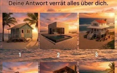 Du musst dir nur ein Strandhaus aussuchen, in dem du den Rest deines Lebens wohnen möchtest.