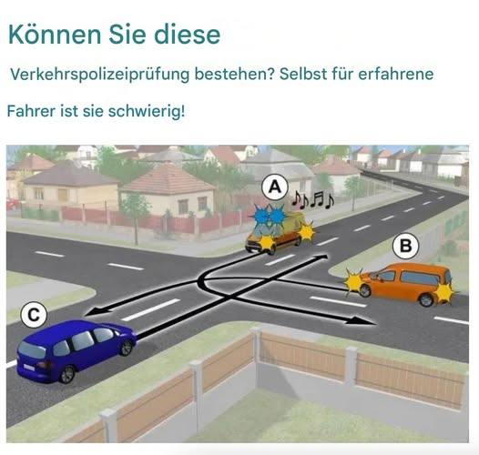 Können Sie diese Verkehrspolizeiprüfung bestehen? Sie ist selbst für erfahrene Fahrer eine Herausforderung!