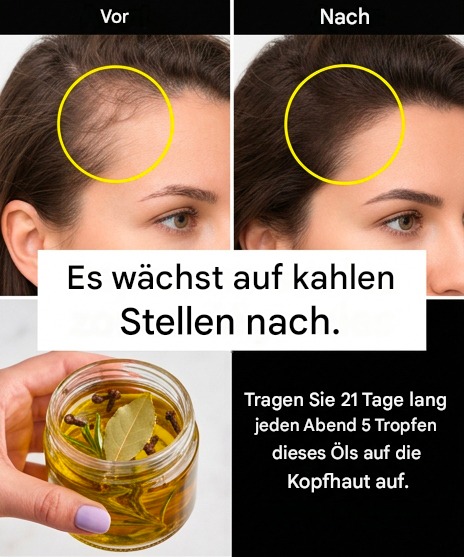 Nelkenöl, Rosmarin und Lorbeerblatt: fördern das Haarwachstum bei kahlen Stellen