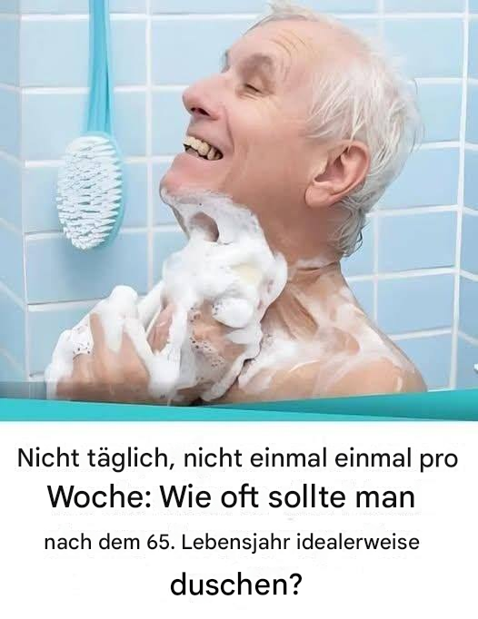 Ab 65: Wie oft sollte man duschen – und warum zu häufiges Duschen der Gesundheit schaden kann
