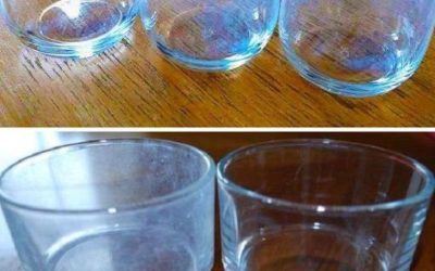 Wie man die weiße Patina von Gläsern entfernt und sie mit einem coolen Trick wieder zum Glänzen bringt