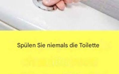 Warum ist es so wichtig, die Toilette nicht nach jedem Wasserlassen zu spülen? Den vollständigen Artikel finden Sie in den Kommentaren.👇👇